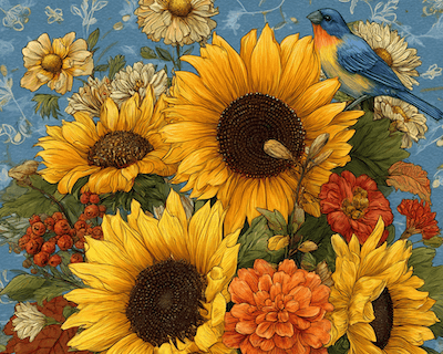Flower Diamond Art