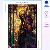 Stained Glass Angel of Death