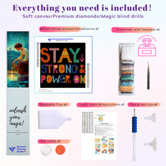 Stay Strong Power On Art