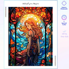 Stained Glass :The Sunlit Freedom