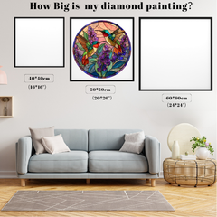 Stained Glass Hummingbird Dream