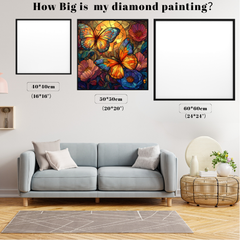 Stained Glass Butterfly Transformation