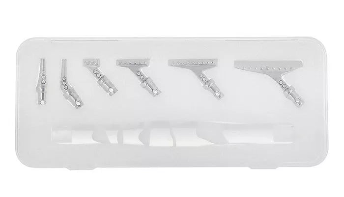 White resin pen with 6 alloy tips and box for diamond painting – designed for creators who value comfort, elegance, and precision.