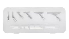 White resin pen with 6 alloy tips and box for diamond painting – designed for creators who value comfort, elegance, and precision.