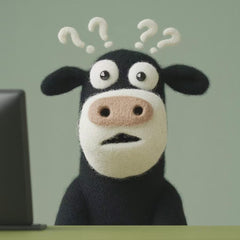 Confused Cow After Work