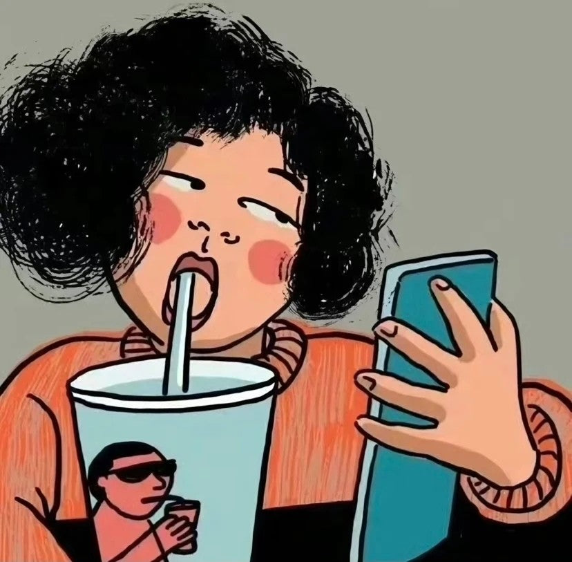 Cozy Sip Girl