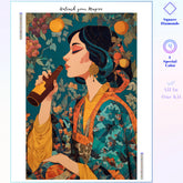 Exotic Kimono Refreshment Portrait