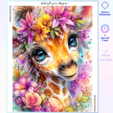 Floral Deer & Blossoms