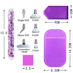 18-Piece Luminous Diamond Pen Kit