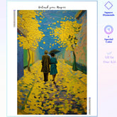 Impasto Golden Path Couple