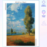 Impressionist River Landscape Tree