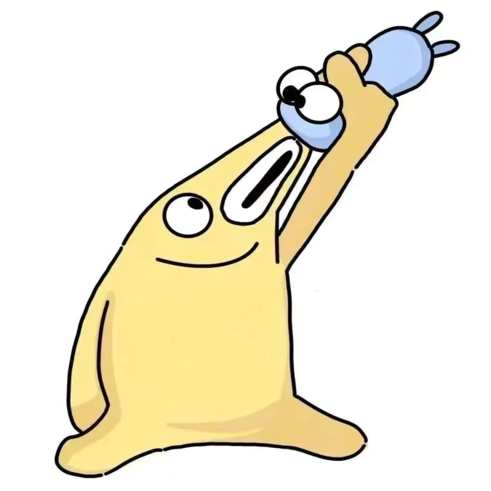 High-resolution image of the creature’s finished look. This diamond painting is both odd and adorable, making it a standout choice for playful home decor, teacher desk decor, or DIY fans who love unusual characters.