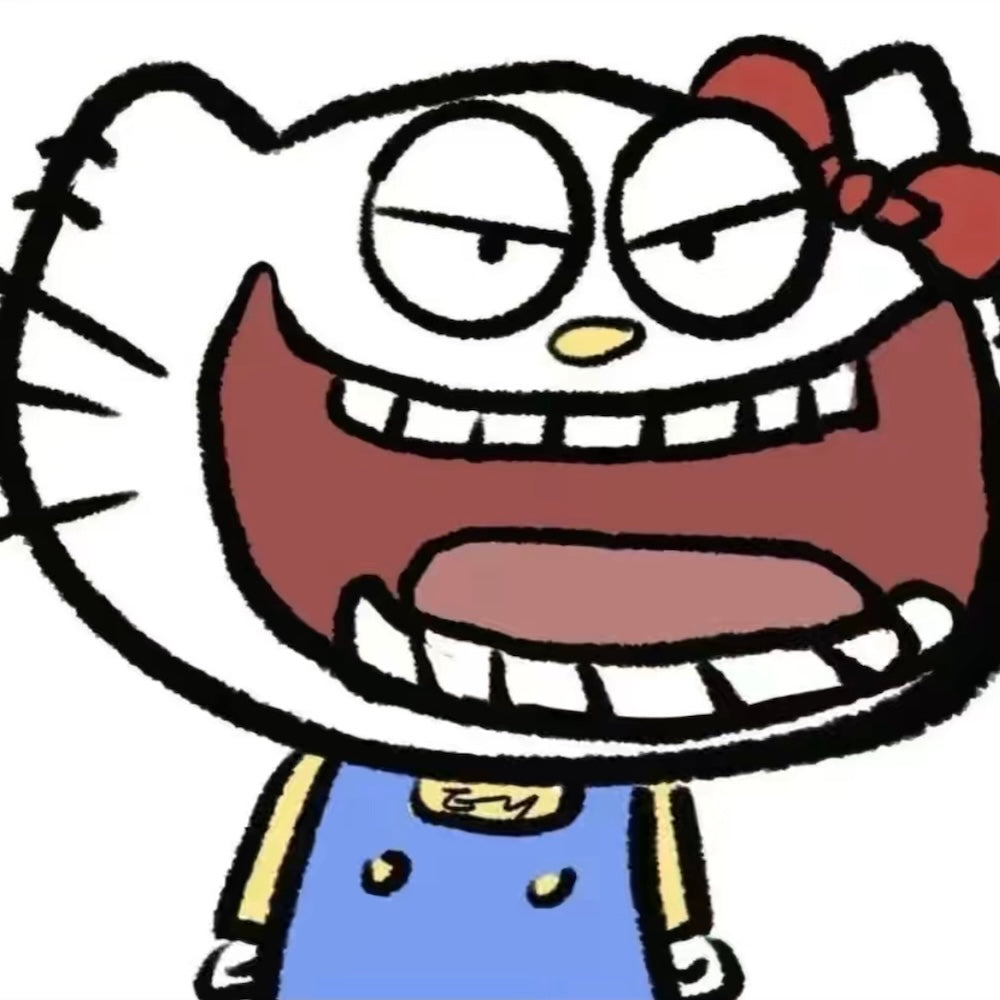 Final illustration image of the Mischievous Kitty in full color and full attitude. This funny diamond painting kit showcases a mischievous grin, bold bow, and playful energy—great for those who enjoy offbeat, expressive characters. A must-have for DIYers looking to add personality to their crafting time or send a cheeky friend gift.