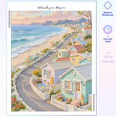 Pastel Beach Cottage Coast