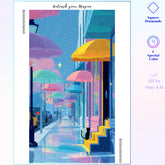 Pastel Rainy Alley Cat