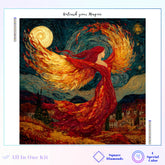 Phoenix Angel Night Impasto