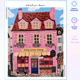 Pink Townhouse Drawing Studio