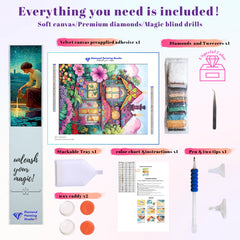 Psychedelic Floral Cottage Bloom