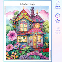 Psychedelic Floral Cottage Bloom