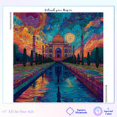 Psychedelic Taj Mahal Reflection