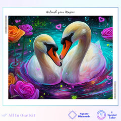 Romantic Swans
