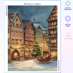 Santa's Sleigh European Village