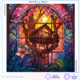 Stained Glass Treehouse Dreams