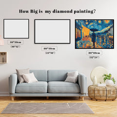 Starry Night City Walk Rain