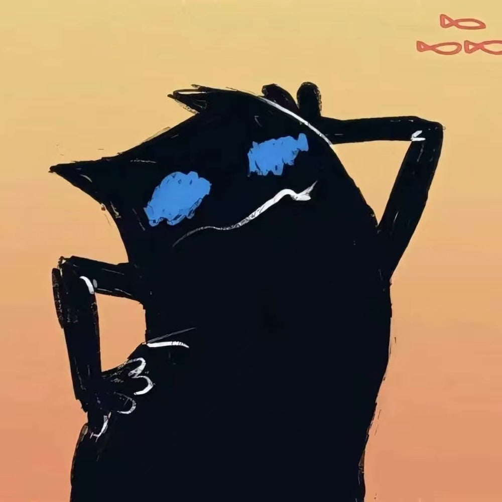 Stylish animal-themed diamond painting kit featuring a chic, attitude-filled character — perfect for new crafters who love bold, playful decor or funny wall art gifts.