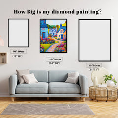 Whimsical Hillside Flower Trail