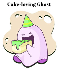 Happy Ghost -Mini Sad/Angry/Confused/Happy Ghost