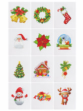 A full overview of Christmas-themed diamond painting mini kit designs, perfect for beginners or festive home decor. Features ornaments, reindeer, trees & more.