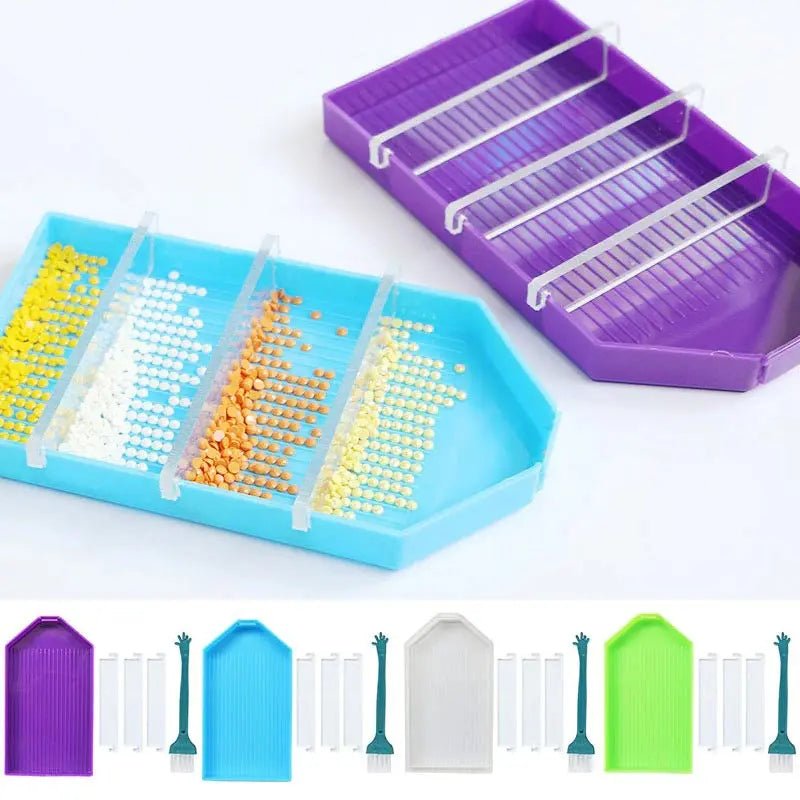 5-Piece Diamond Painting Tray Set