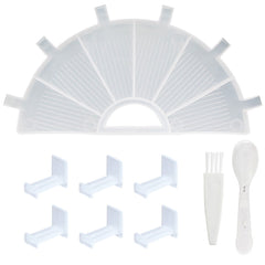 White diamond painting tray organizer with accessories, Professional 9-Piece Diamond Painting Tool Set