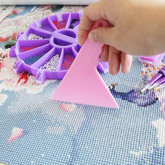 Ultimate Half Round Tray 10-Piece Diamond Painting Tool Kit