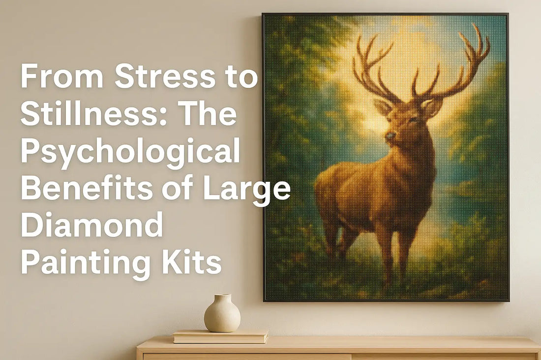 From Stress to Stillness: The Psychological Benefits of Large Diamond Painting Kits