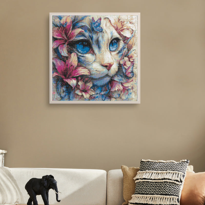 Mosaic Cat Wall