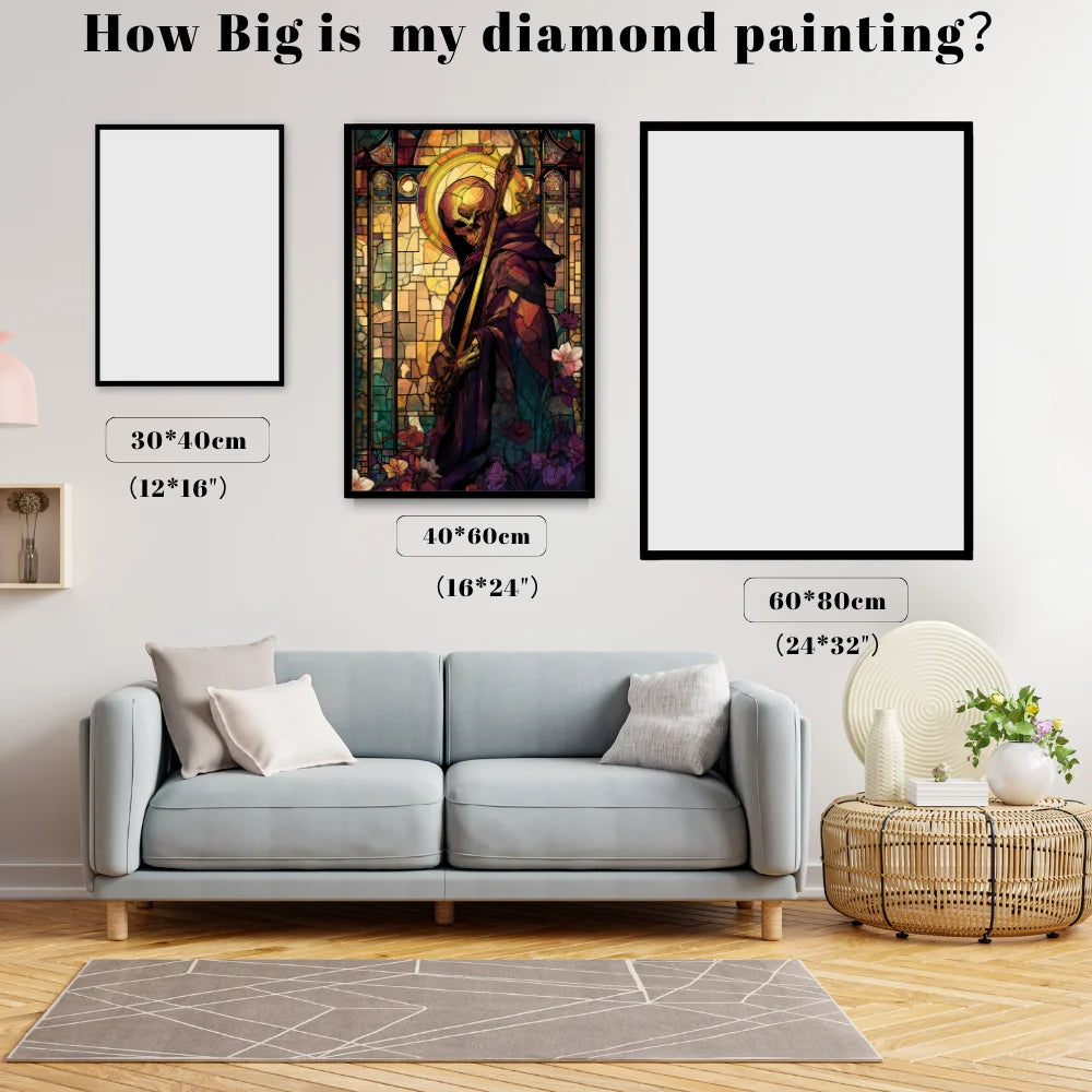 Stained Glass Angel of Death