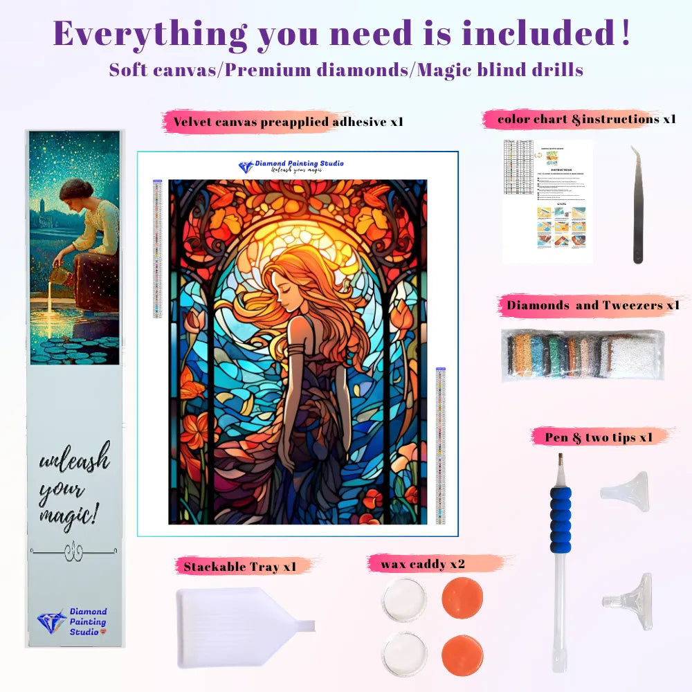 Stained Glass :The Sunlit Freedom