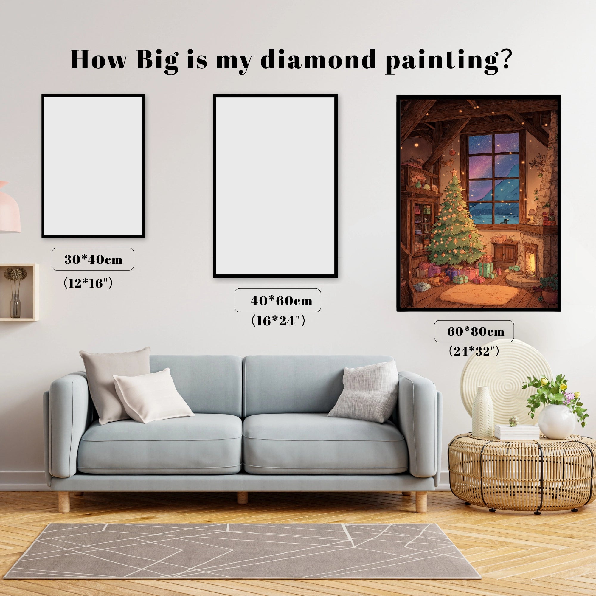 A-Frame Christmas Starlight Cabin