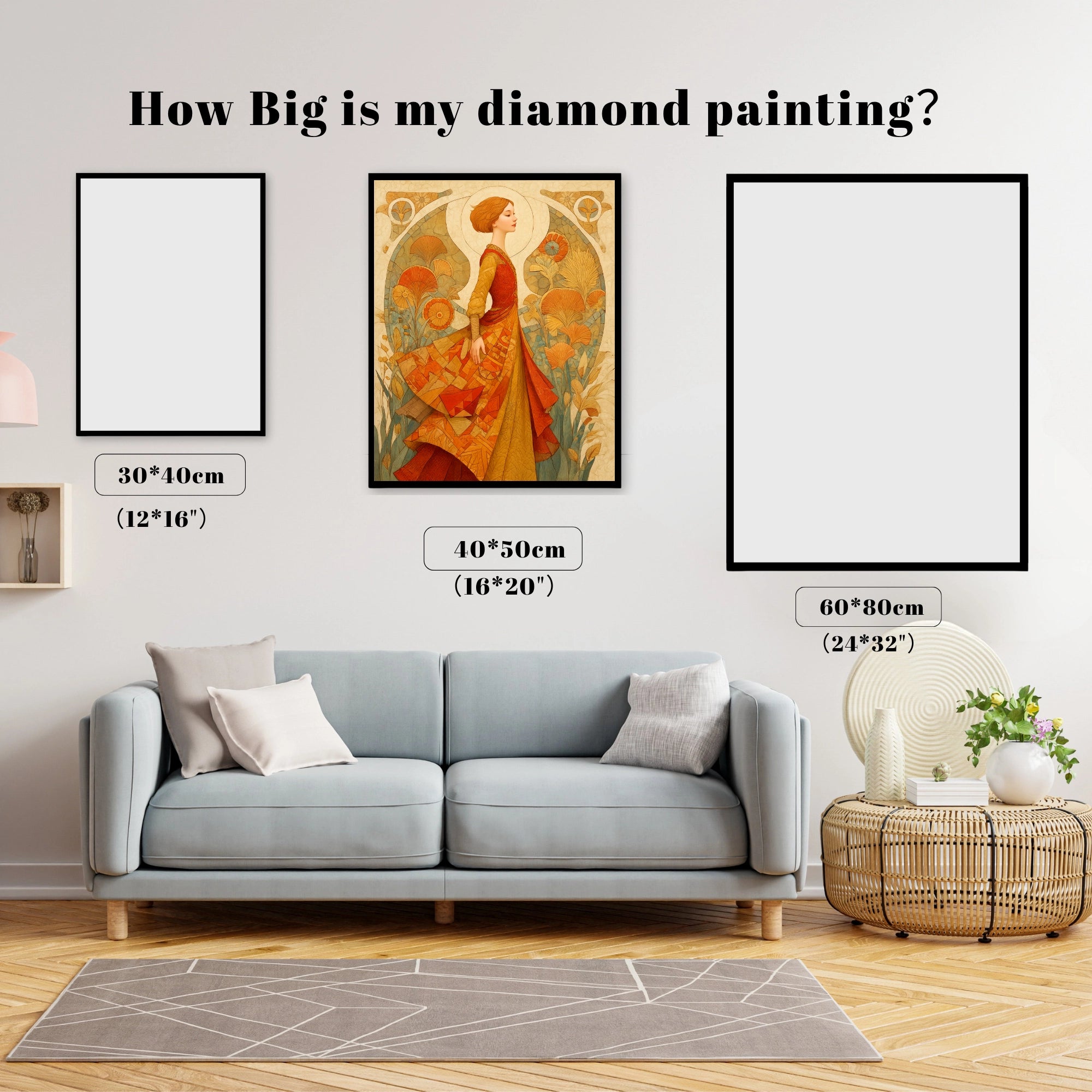 Art Nouveau Autumn Woman