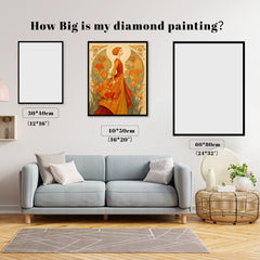 Art Nouveau Autumn Woman