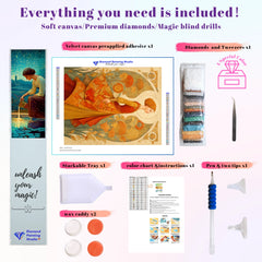 Art Nouveau Autumn Woman