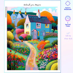 Azure Cottage Flower Walk