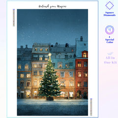 Christmas Town Square Tree