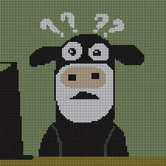 Confused Cow After Work