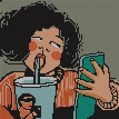 Cozy Sip Girl