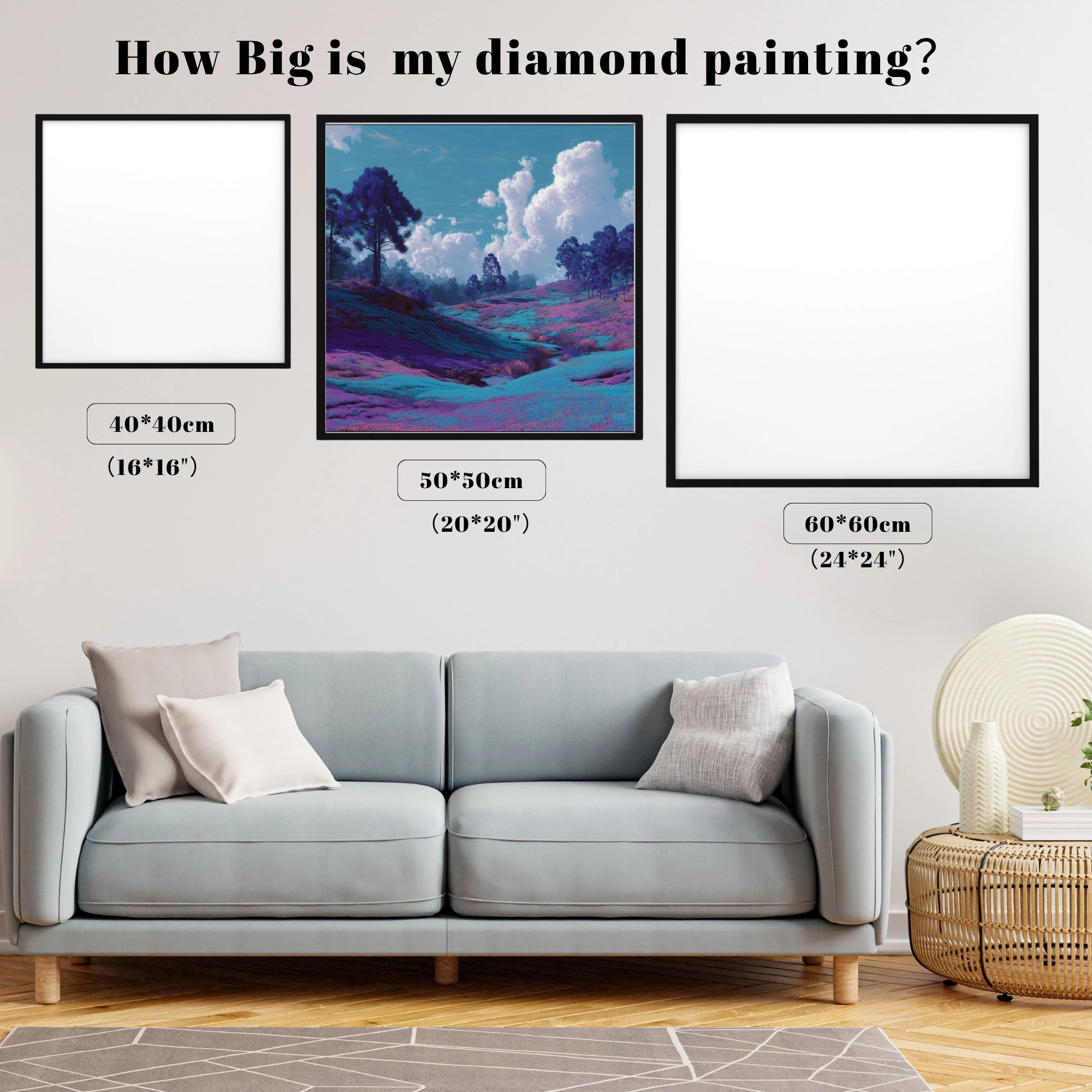 Ethereal Purple Landscape Dream