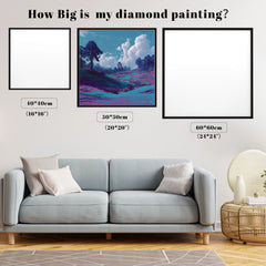 Ethereal Purple Landscape Dream