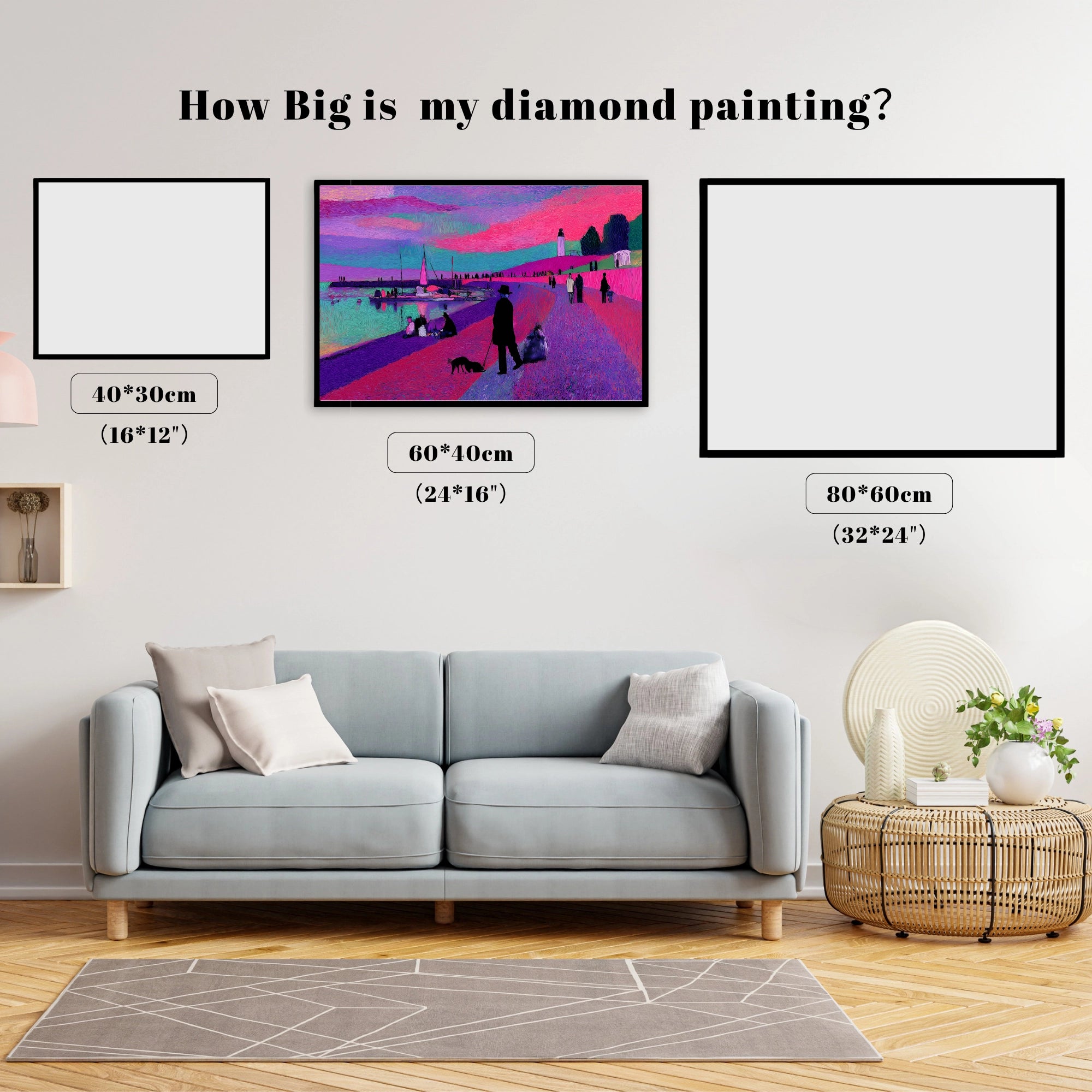 Fuchsia Coastal Promenade Sunset